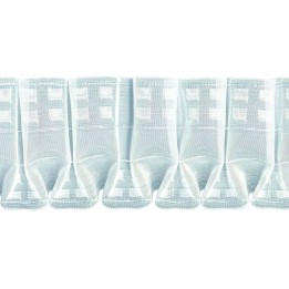 Cinta fruncido especial 120 mm transparente | Por metros