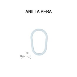 PACK 10 ANILLAS PERA