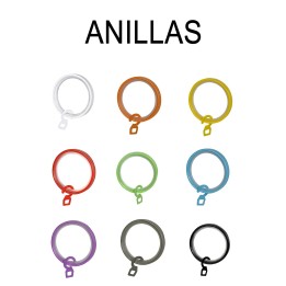 ANILLAS DE COLORES Ø19 Y Ø30 MM