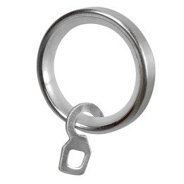 PACK 10 ANILLAS PLANAS CON SILENCIADOR ACERO Ø19 MM