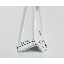 Perfil velcro de aluminio