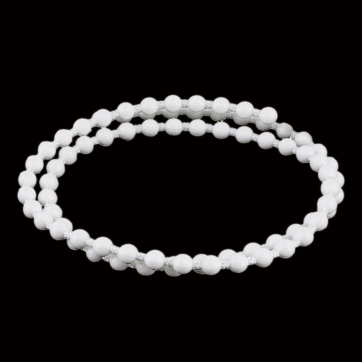 Cadeneta sin fin blanca