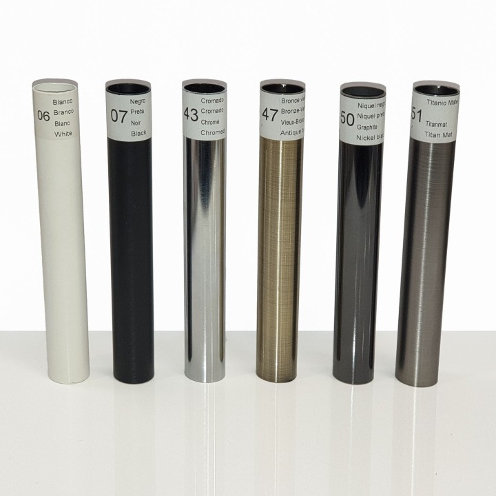 Pack 2 terminales cádiz zirconio ø20mm
