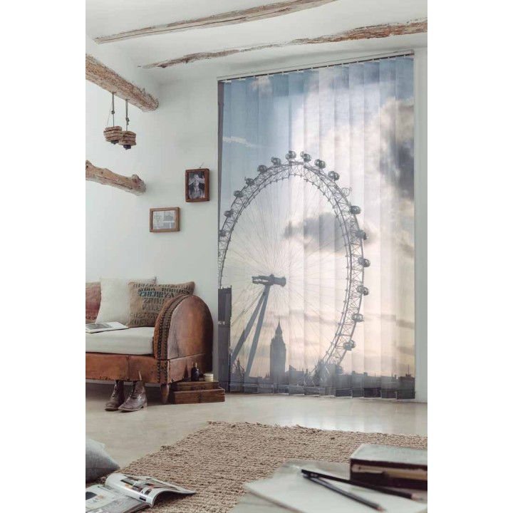 Cortinas verticales fotográficas lamas 127mm