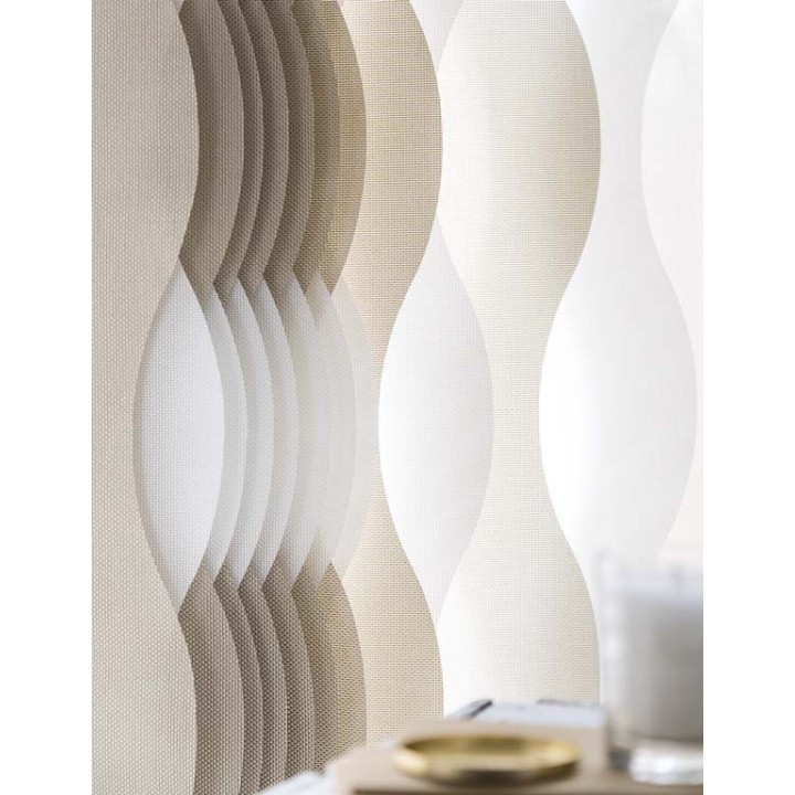 Cortinas verticales ondas 127mm violetta-b combi