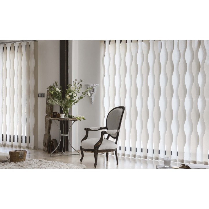Cortinas verticales ondas 127mm violetta-b combi