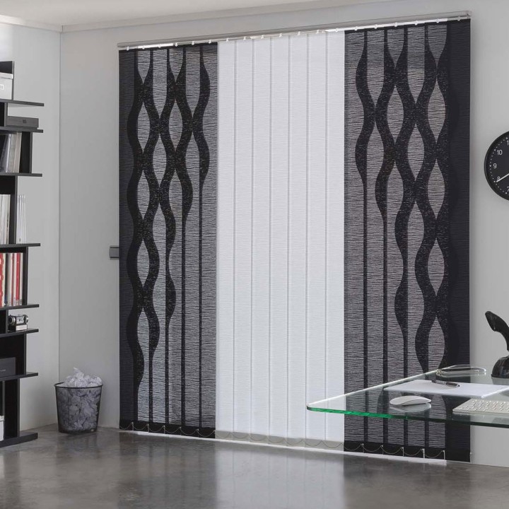 Cortinas verticales onduladas 127mm murano-c combi