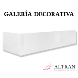 Galería para Cortinas - color Blanco
