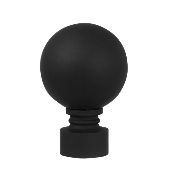 Barra cortina acero negro ø30