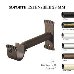 Soporte extensible forja ø28mm