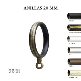 Pack 10 anillas forja ø20mm