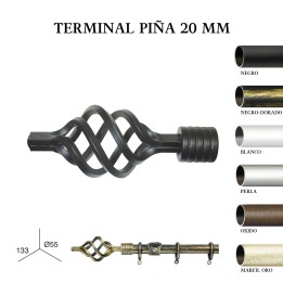 Terminal piña forja de ø20mm