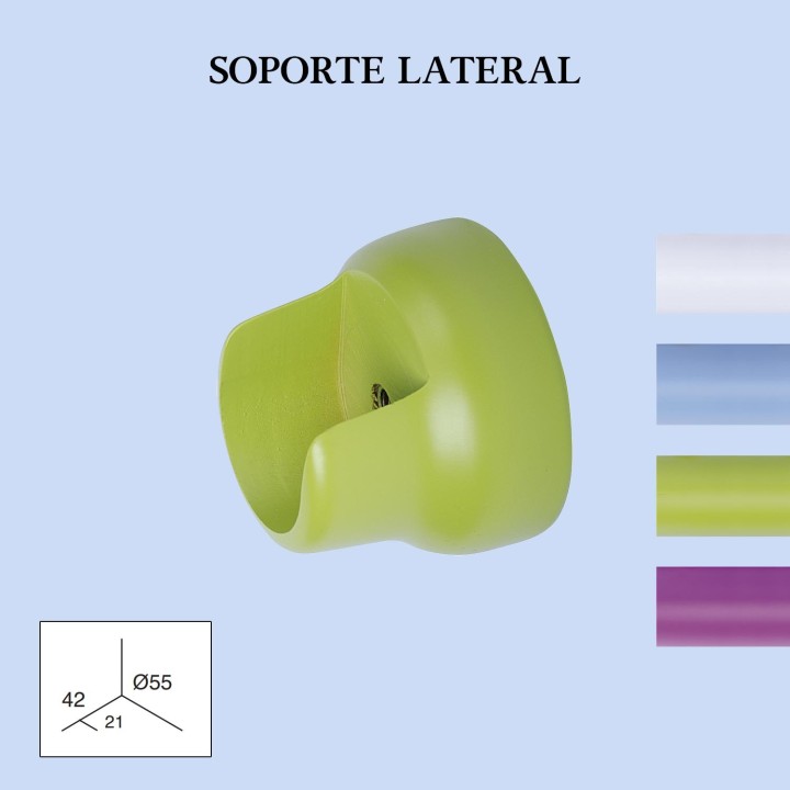 Soporte lateral madera 28mm