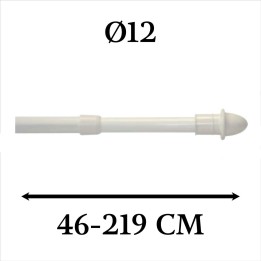 Portavisillo extensible ø12mm