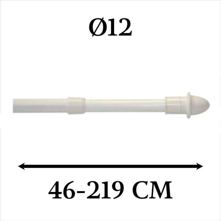 Portavisillo extensible ø12mm