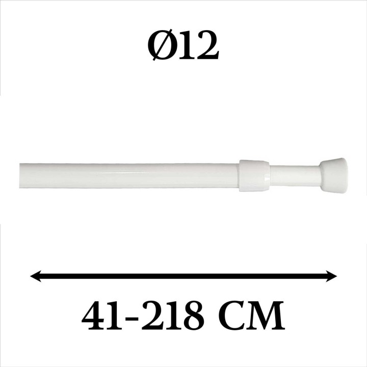 Barra extensible autofijable ø12
