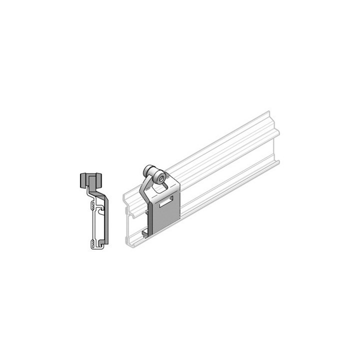Corredera portatelas con rueda panel japones - sistema Chyc