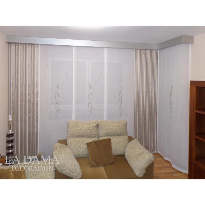 Galería para Cortinas Aluminio