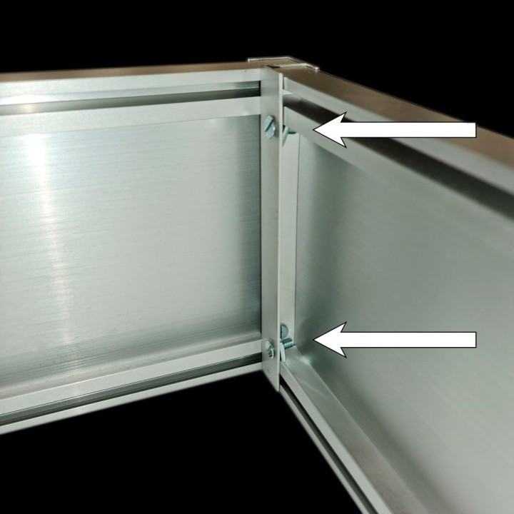 Galería para Cortinas Aluminio