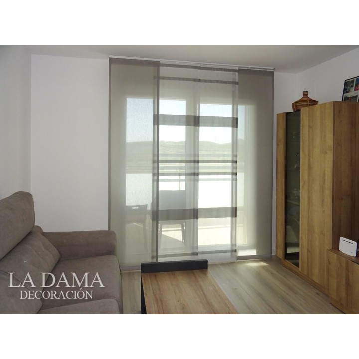 Riel de Panel Japonés de 4 lamas
