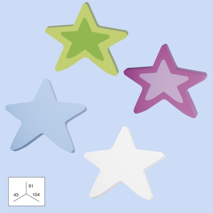 Barra de madera para bebe Estrella