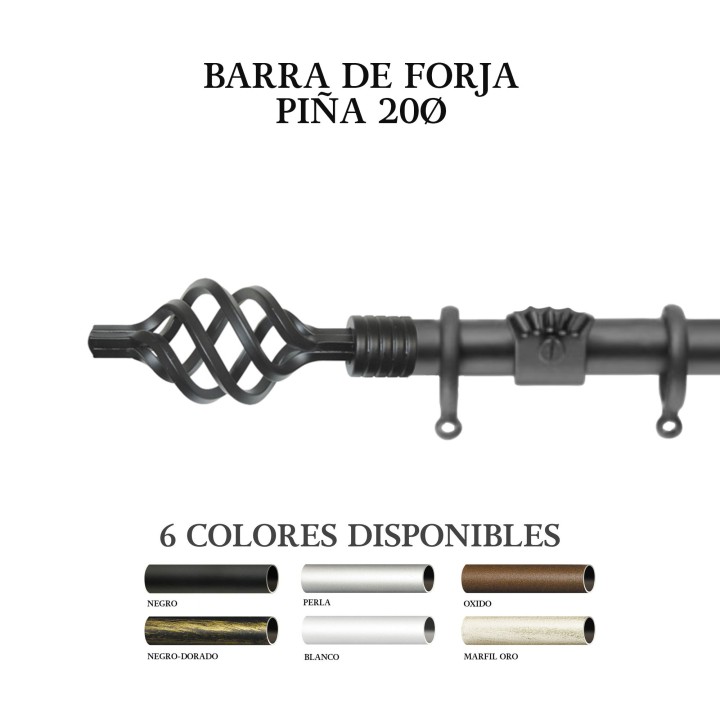 CONJUNTO BARRA PIÑA FORJA 20