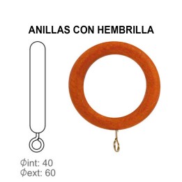 Anillas de Madera para barras de 28 mm