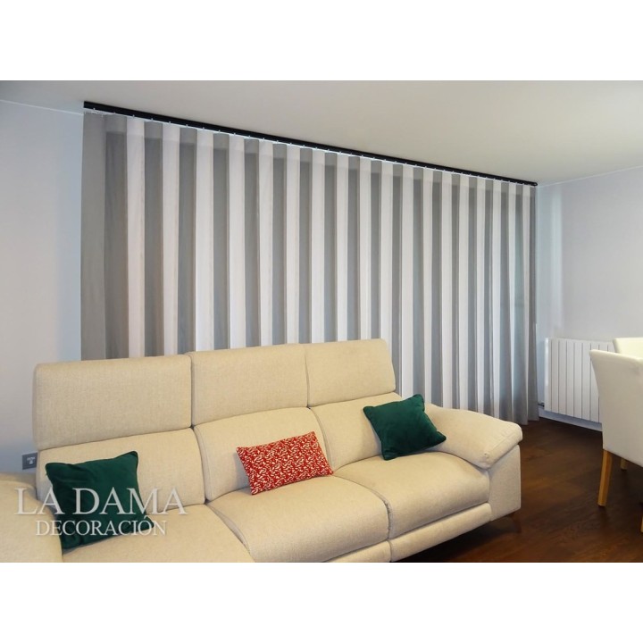 Cortinas Verticales Textiles Duomo Lisos Duo