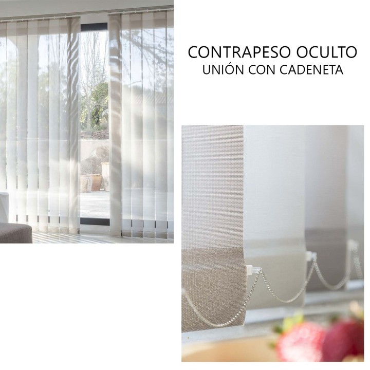 Cortinas verticales Violetta