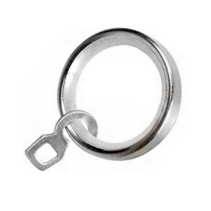 Pack 10 anillas planas con silenciador Infinity acero ø30 mm