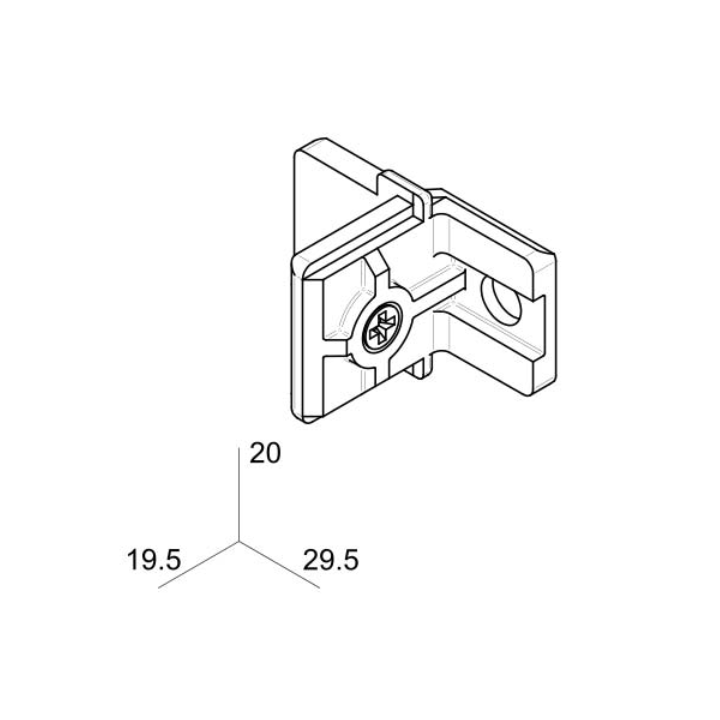 Adaptador tirador panel japonés  - sistema Chyc